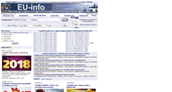 Desktop Screenshot of eu-info.hu