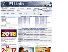 Tablet Screenshot of eu-info.hu